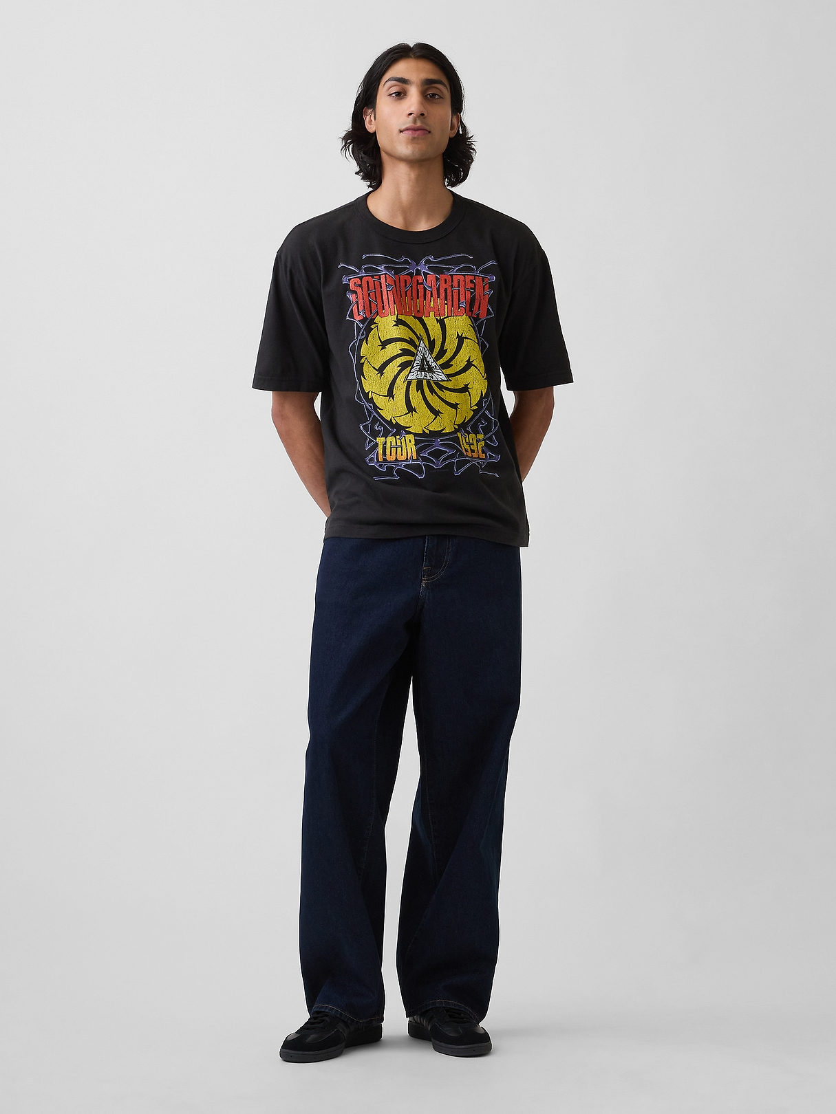 Soundgarden Heavyweight Crop Graphic T-Shirt | Gap