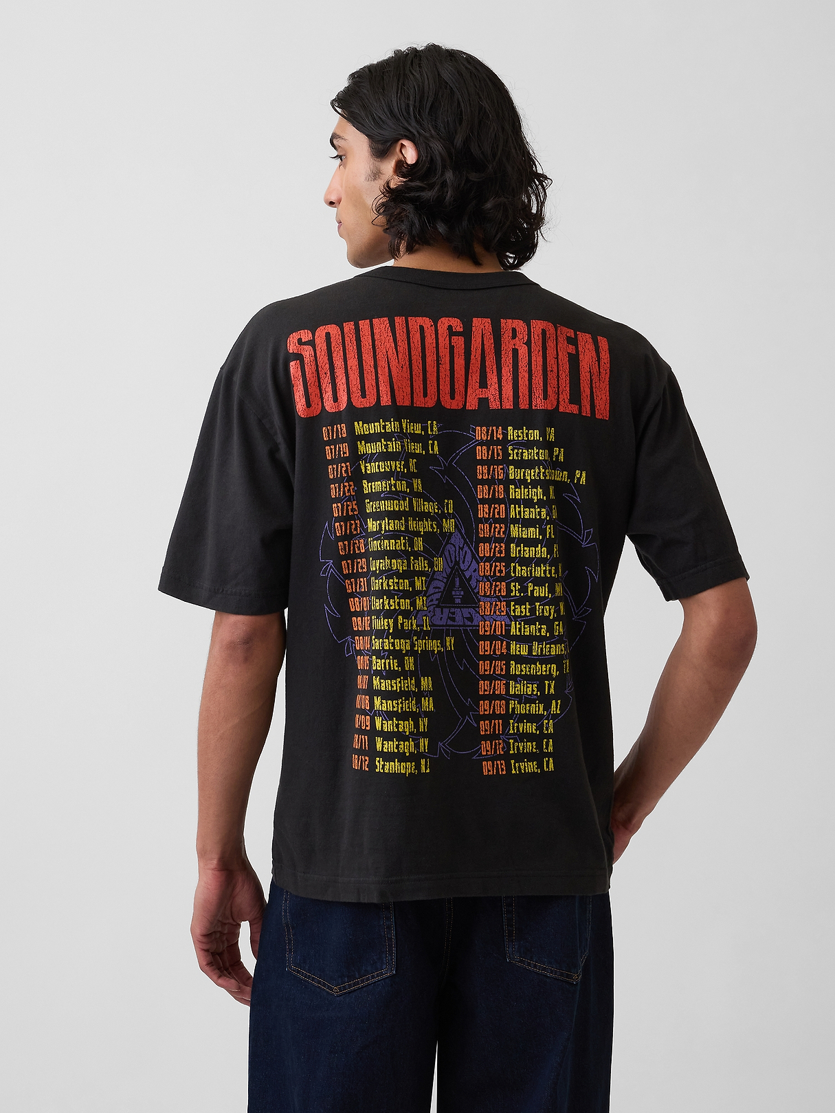 Soundgarden Heavyweight Crop Graphic T-Shirt | Gap
