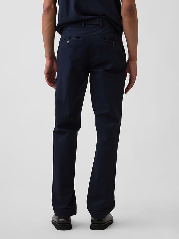 Modern Straight Khakis