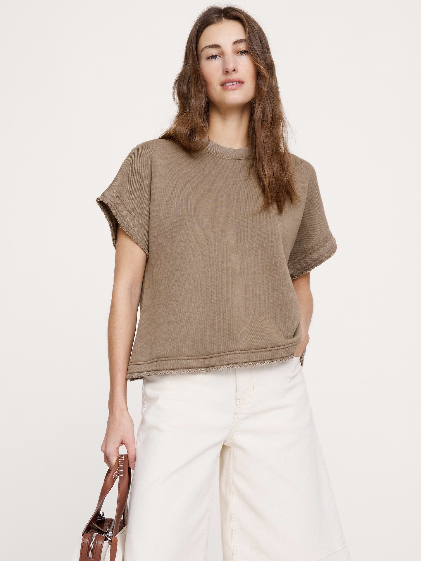 Image number 1 showing, Terry Sweatshirt Tee
