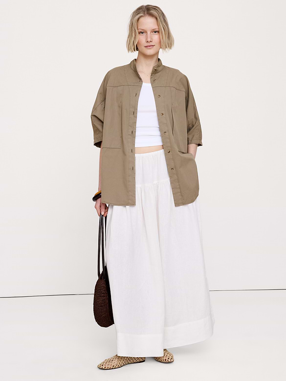 Cotton Twill Utility Tunic