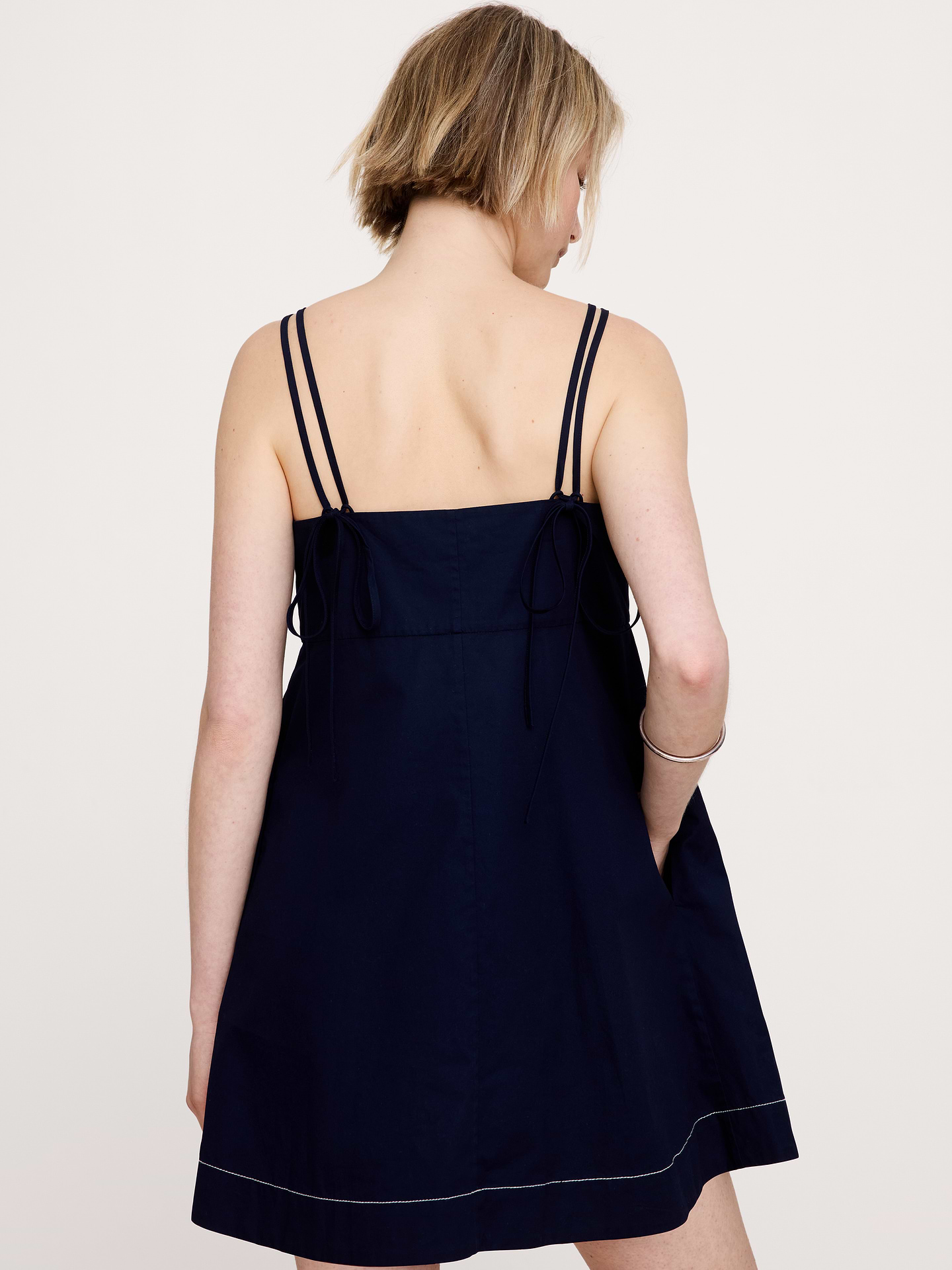Image number 3 showing, Cotton Twill Mini Dress
