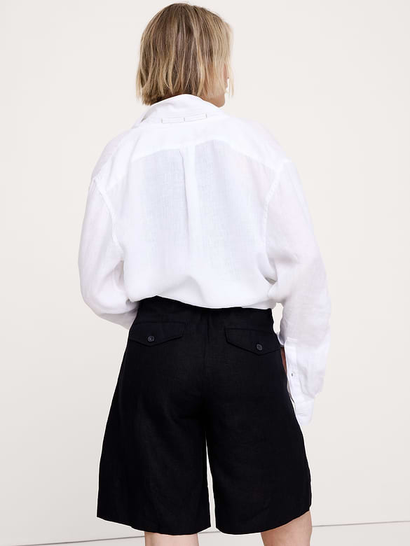 The Everyday Bermuda Short in Linen