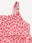 L'image numéro 2 présente Robe cache-couche étagée côtelée à motifs pour bébé