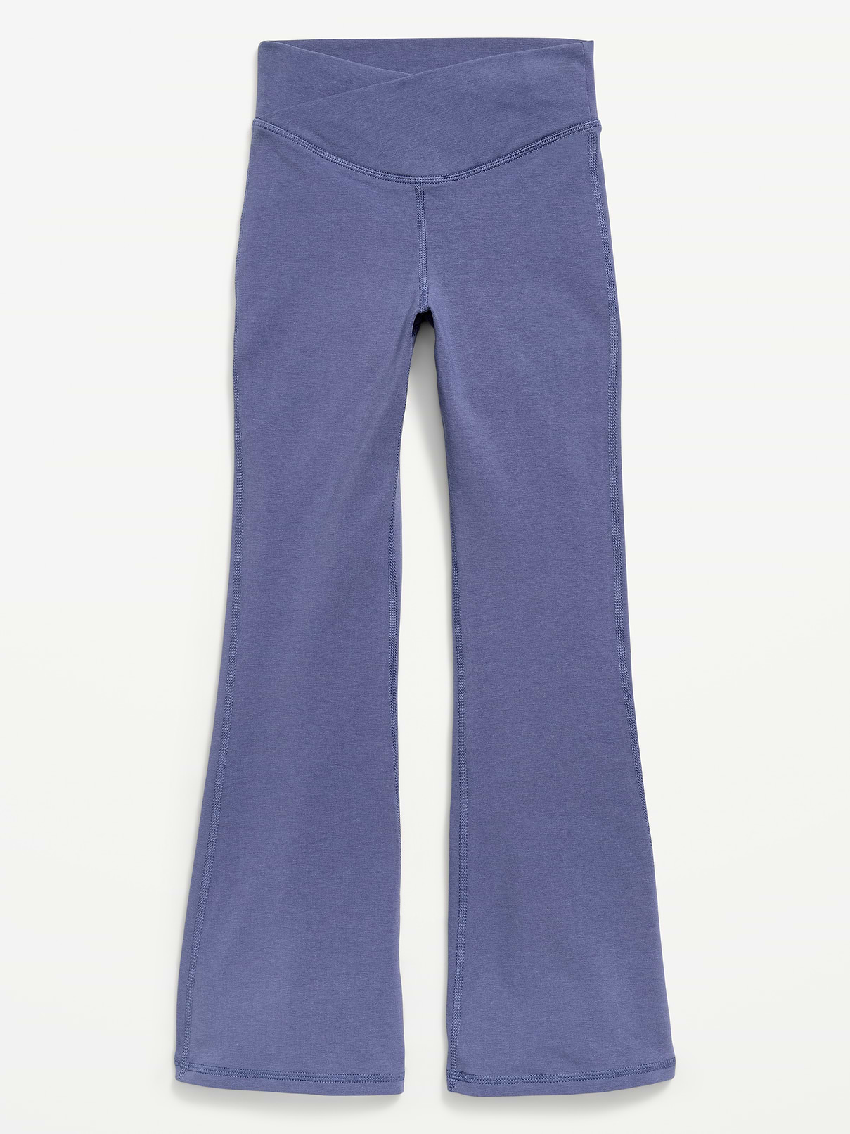 Image number 2 showing, High-Waisted PowerChill Crossover Flared Leggings for Girls
