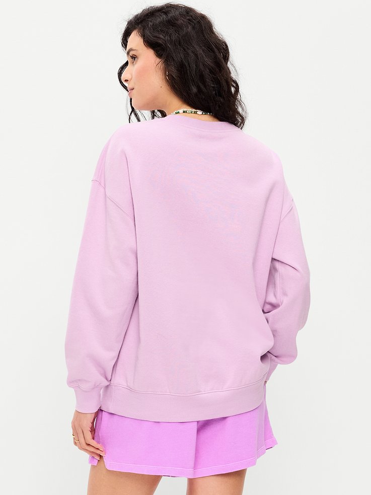 Image number 2 showing, SoComfy Oversized Crew-Neck Sweatshirt