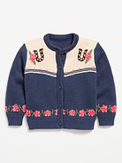 Image number 1 showing, Western Cardigan Sweater for Toddler Girls