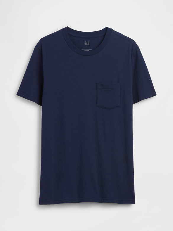 Adult Organic Cotton Pocket T-Shirt
