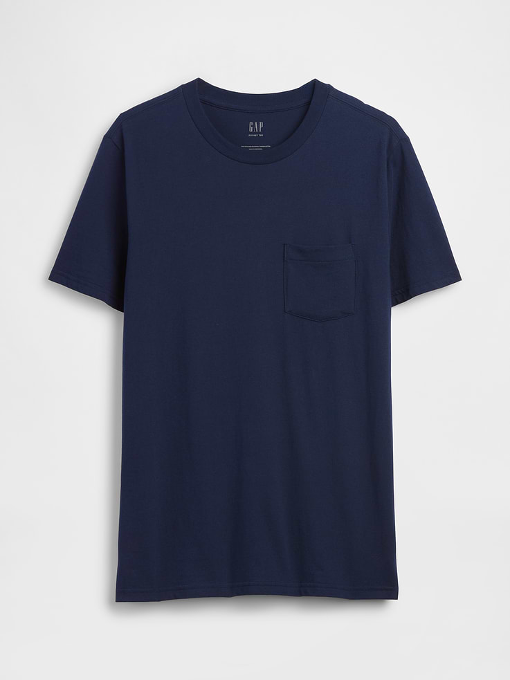 Image number 5 showing, Adult Organic Cotton Pocket T-Shirt