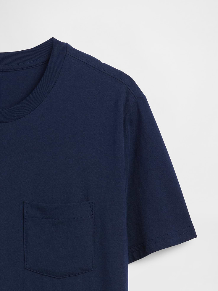 Image number 6 showing, Adult Organic Cotton Pocket T-Shirt