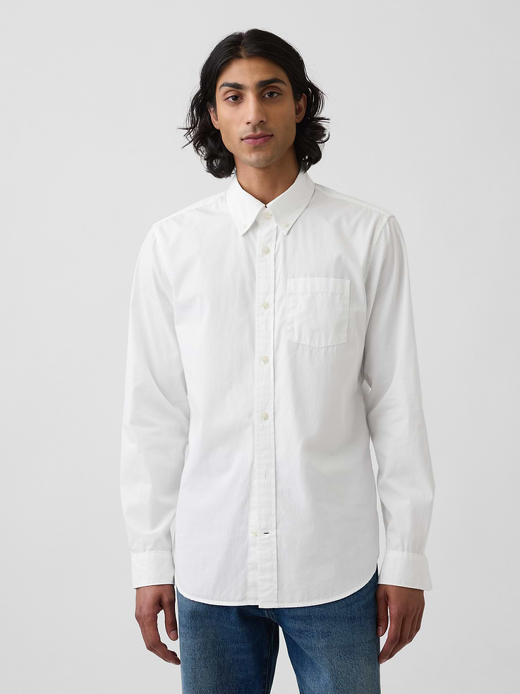 Image number 1 showing, Organic Cotton Poplin Classic Shirt