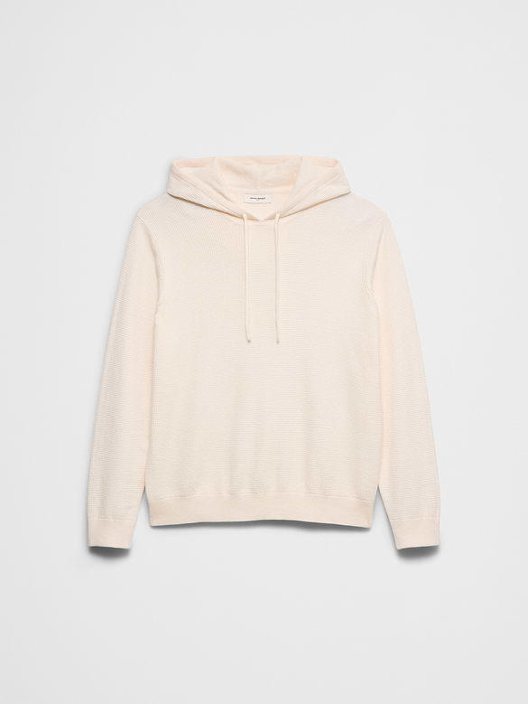 Textured Sweater Hoodie