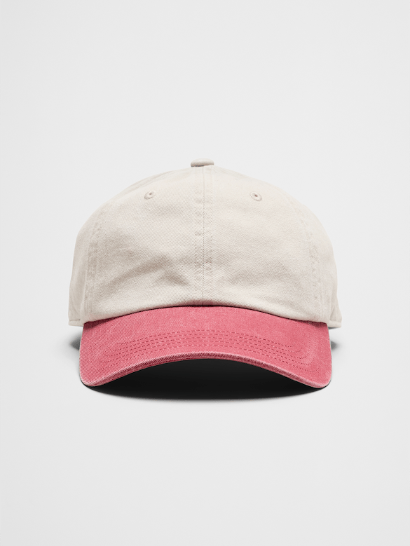 Color Block Cotton Baseball Cap