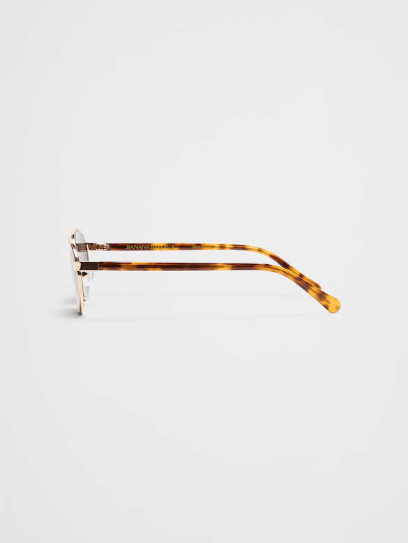Oval Metal Sunglasses