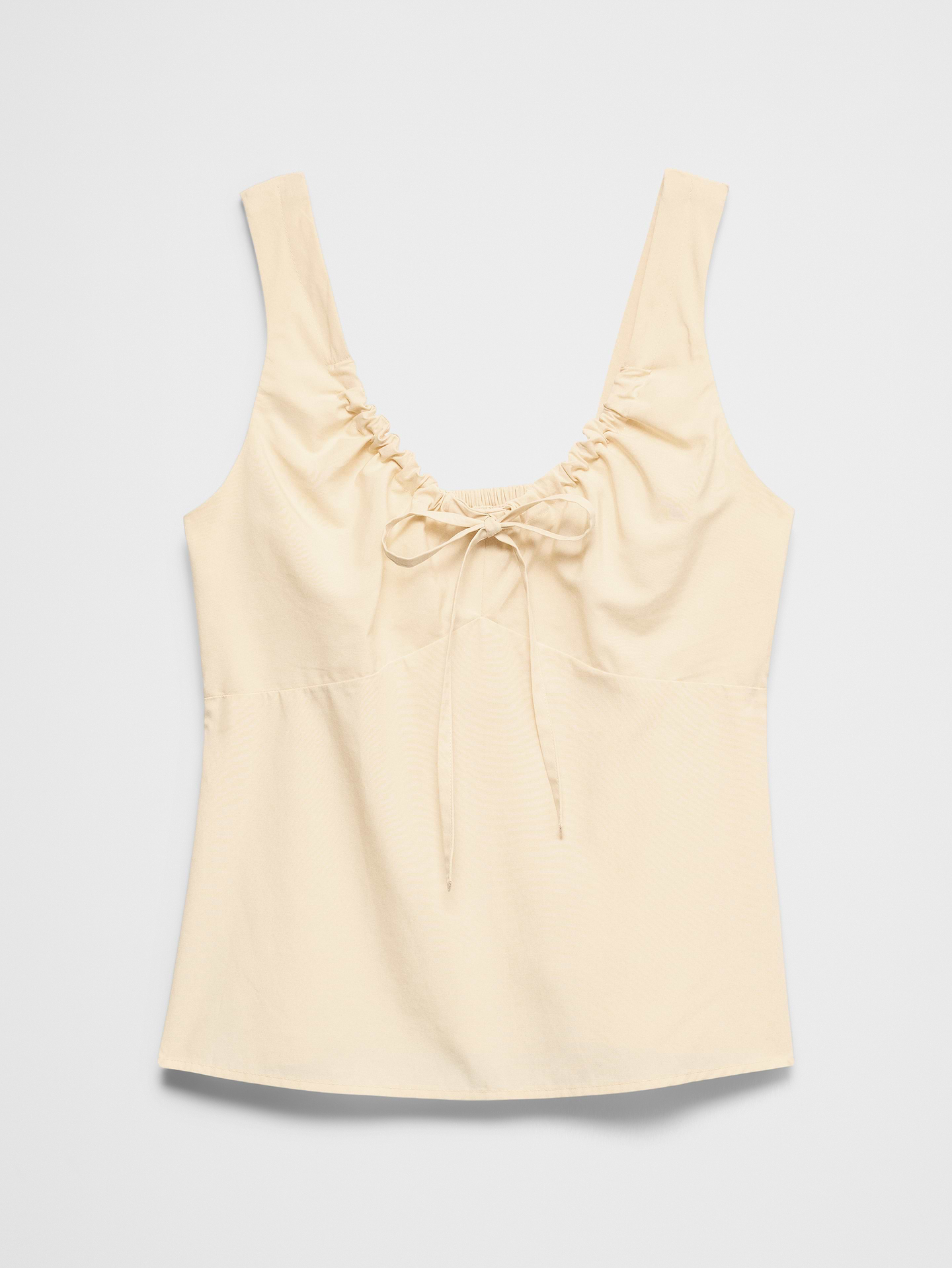 Image number 7 showing, Poplin Cinched Neck-Tie Top