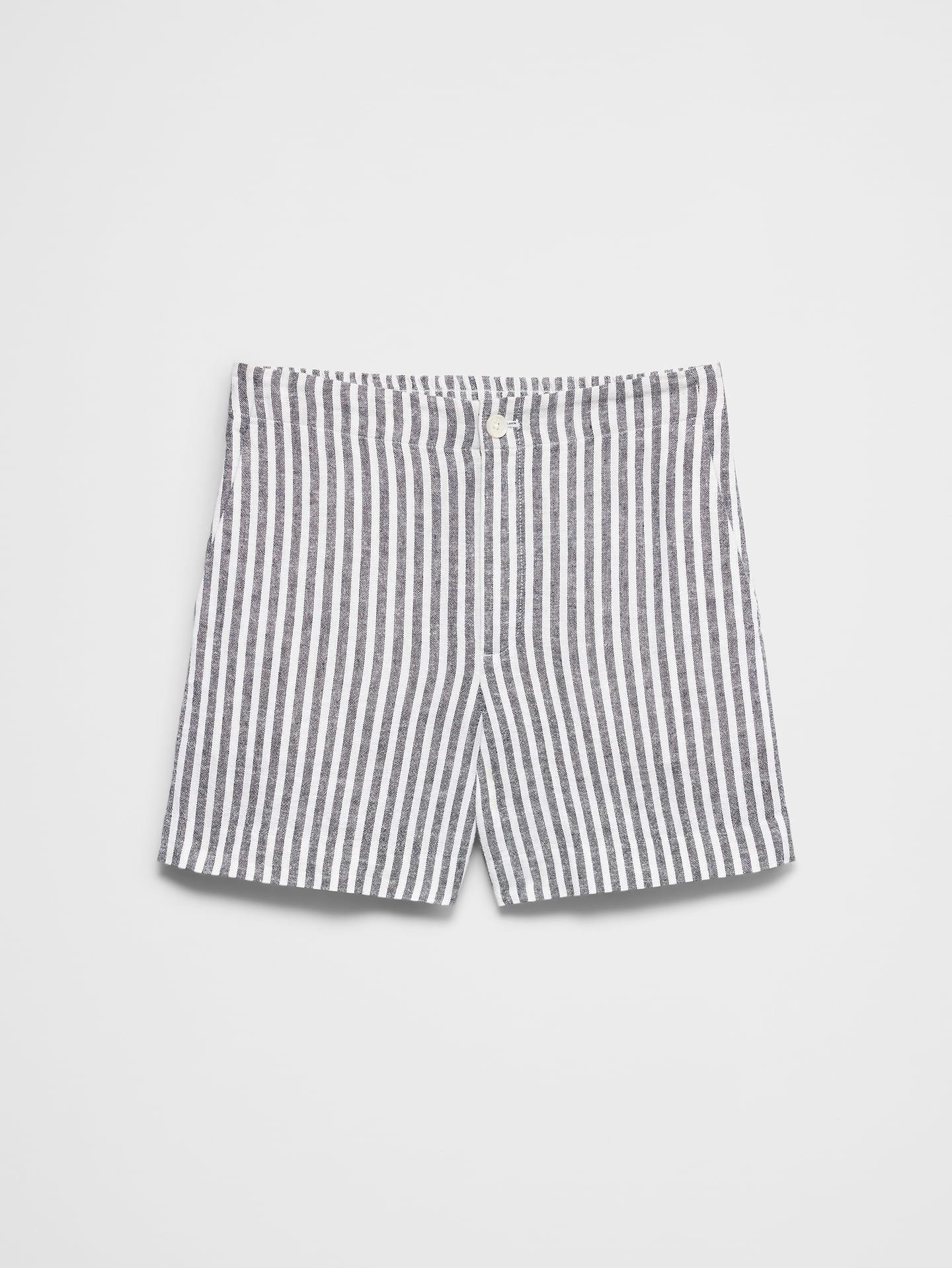 Image number 8 showing, Linen-Blend High-Rise Short