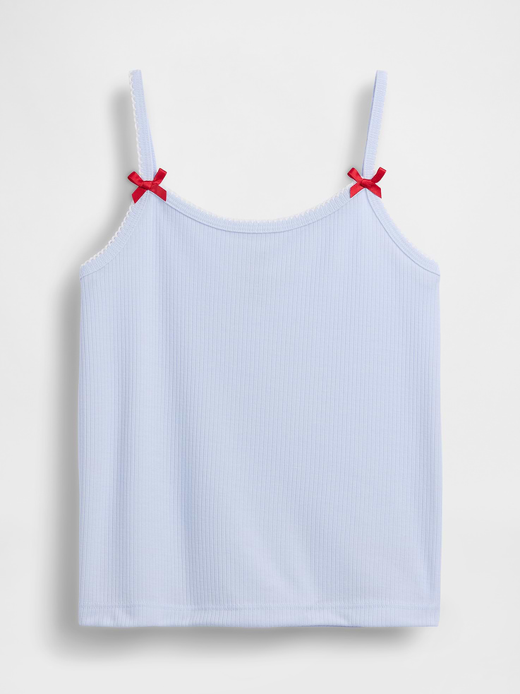 Image 2 de 4, Camisole de pyjama côtelée en matière recyclée pour Enfant