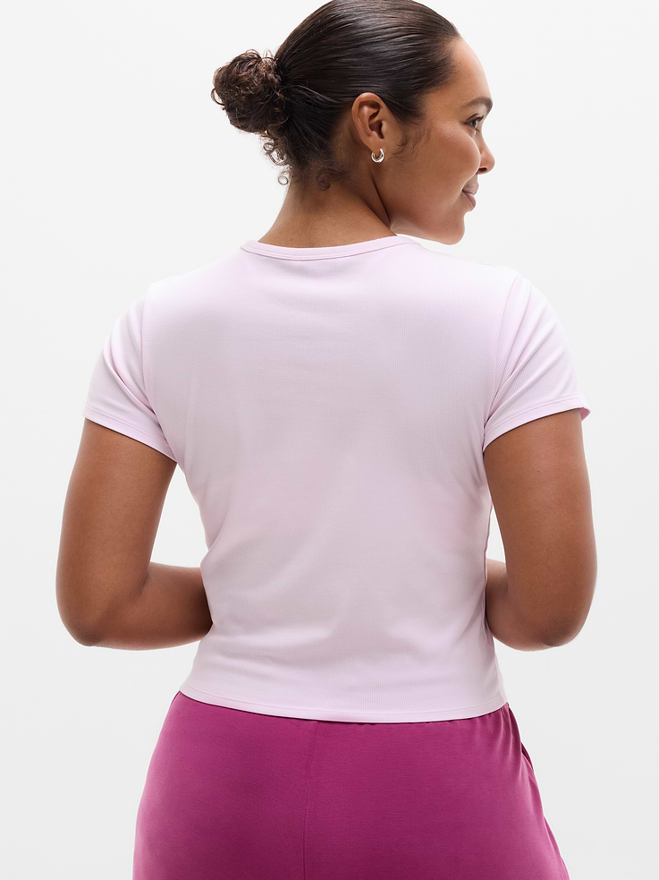 Image number 7 showing, Signature Rib Crop Tee