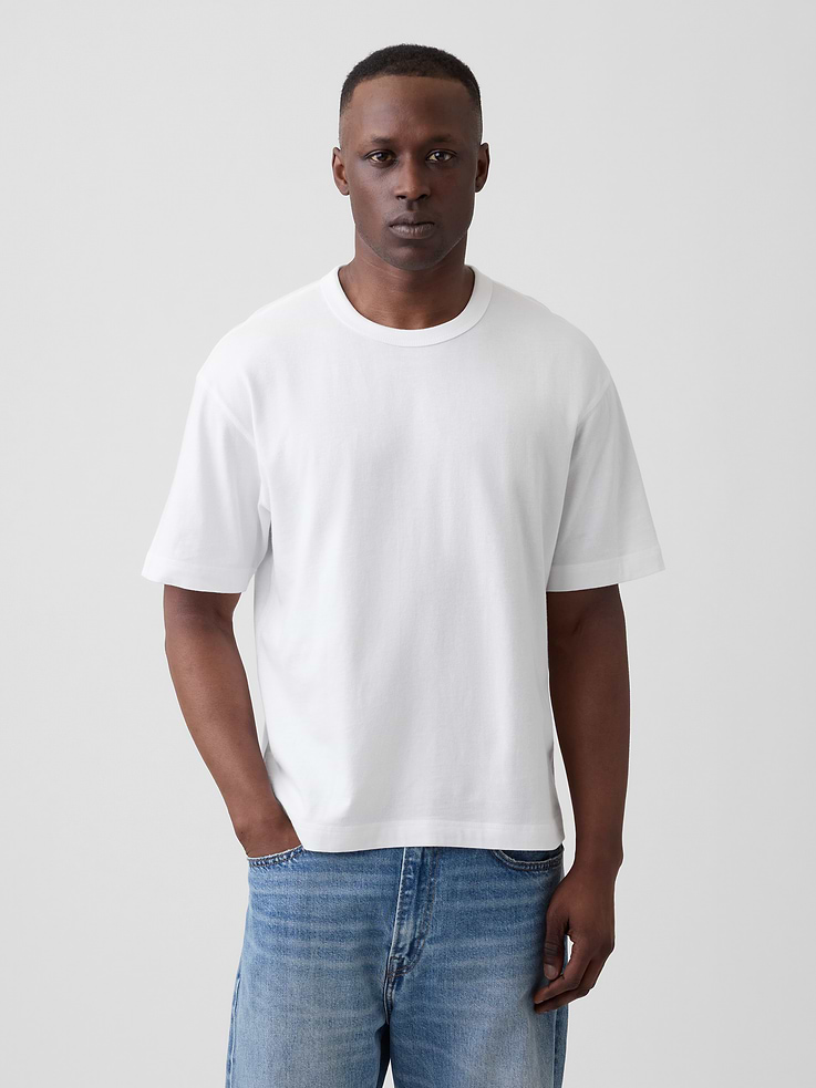 Image number 1 showing, Everyday Soft Boxy Crewneck T-Shirt