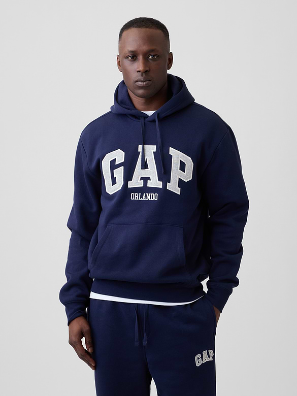 Relaxed Gap City Logo Hoodie