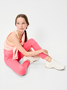 Image number 3 showing, High-Waisted StudioSmooth 7/8 Leggings for Girls