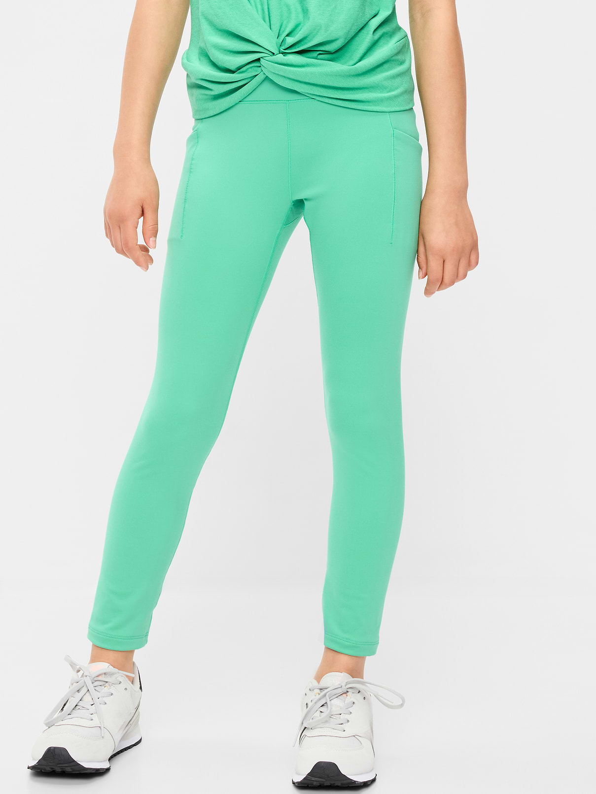 Image number 1 showing, High-Waisted StudioSmooth 7/8 Leggings for Girls