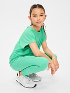 Image number 3 showing, High-Waisted StudioSmooth 7/8 Leggings for Girls