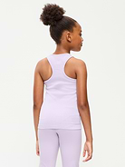 Image number 2 showing, Fitted Seamless Ribbed Racerback Performance Top for Girls