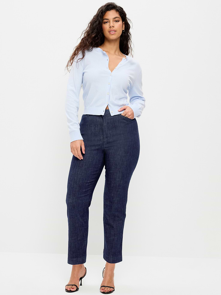 Image number 6 showing, High-Waisted Pixie Straight Pants