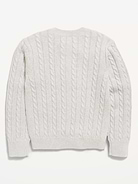 Image number 3 showing, Cable-Knit Cardigan Sweater for Girls