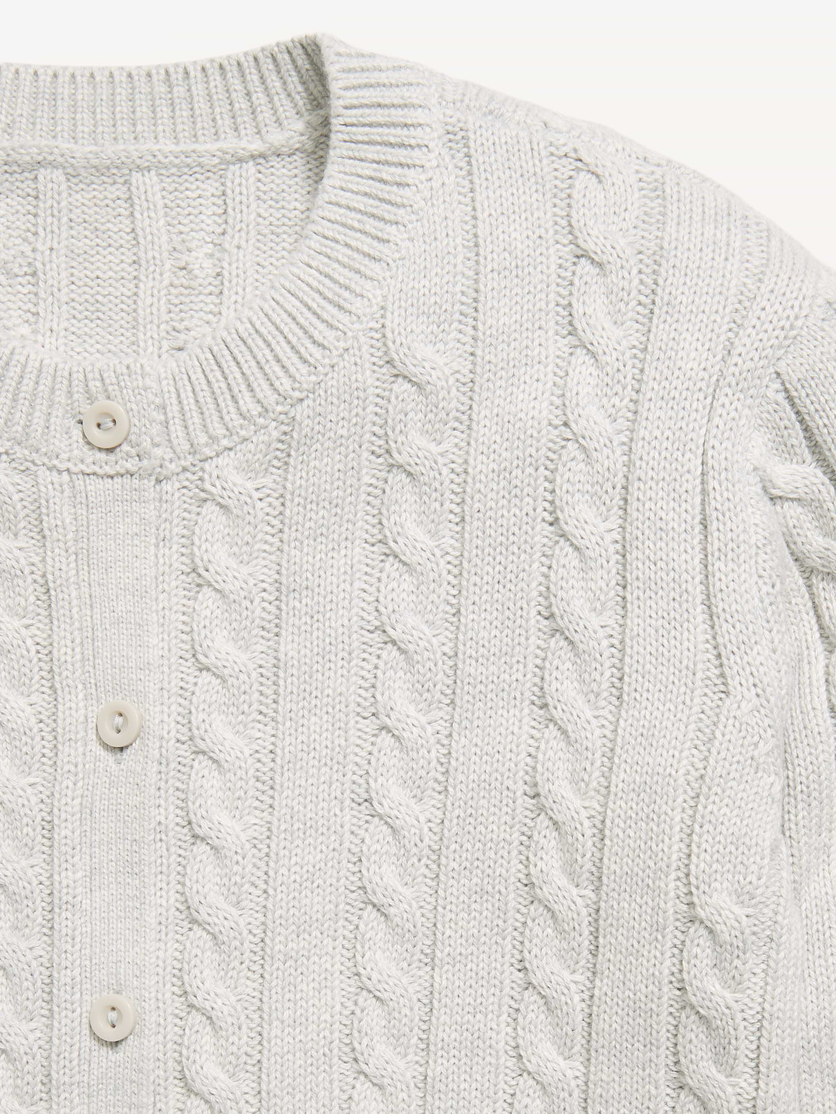 Image number 4 showing, Cable-Knit Cardigan Sweater for Girls