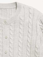 Image number 4 showing, Cable-Knit Cardigan Sweater for Girls