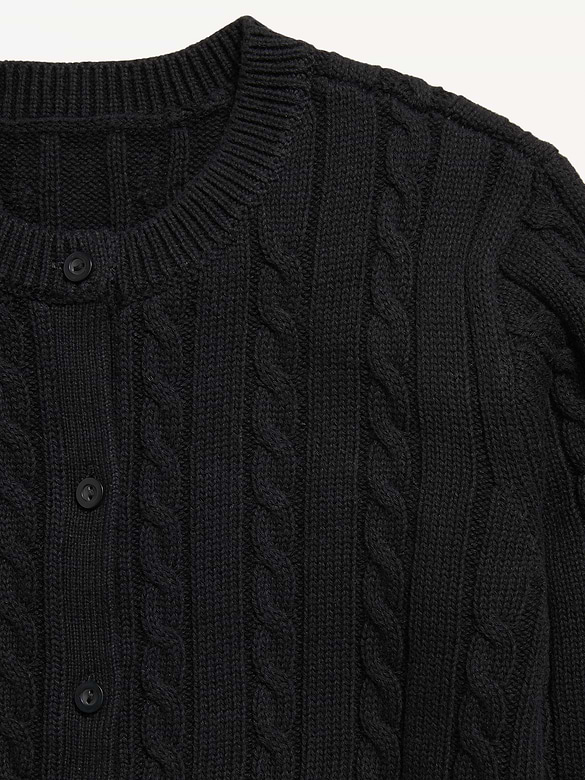 Cardigan en tricot torsadé pour fille