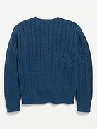 Image number 3 showing, Cable-Knit Cardigan Sweater for Girls
