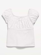 Image number 2 showing, Puff-Sleeve Top for Girls
