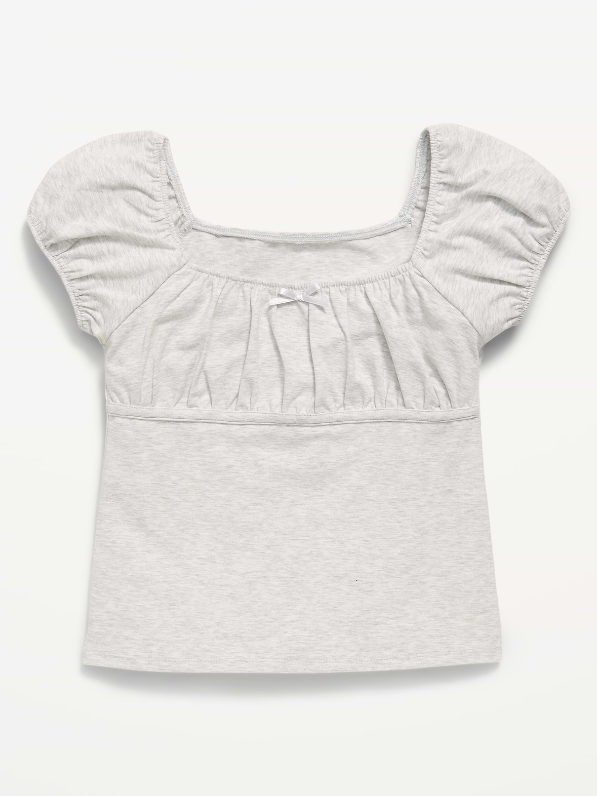 Image number 1 showing, Puff-Sleeve Top for Girls