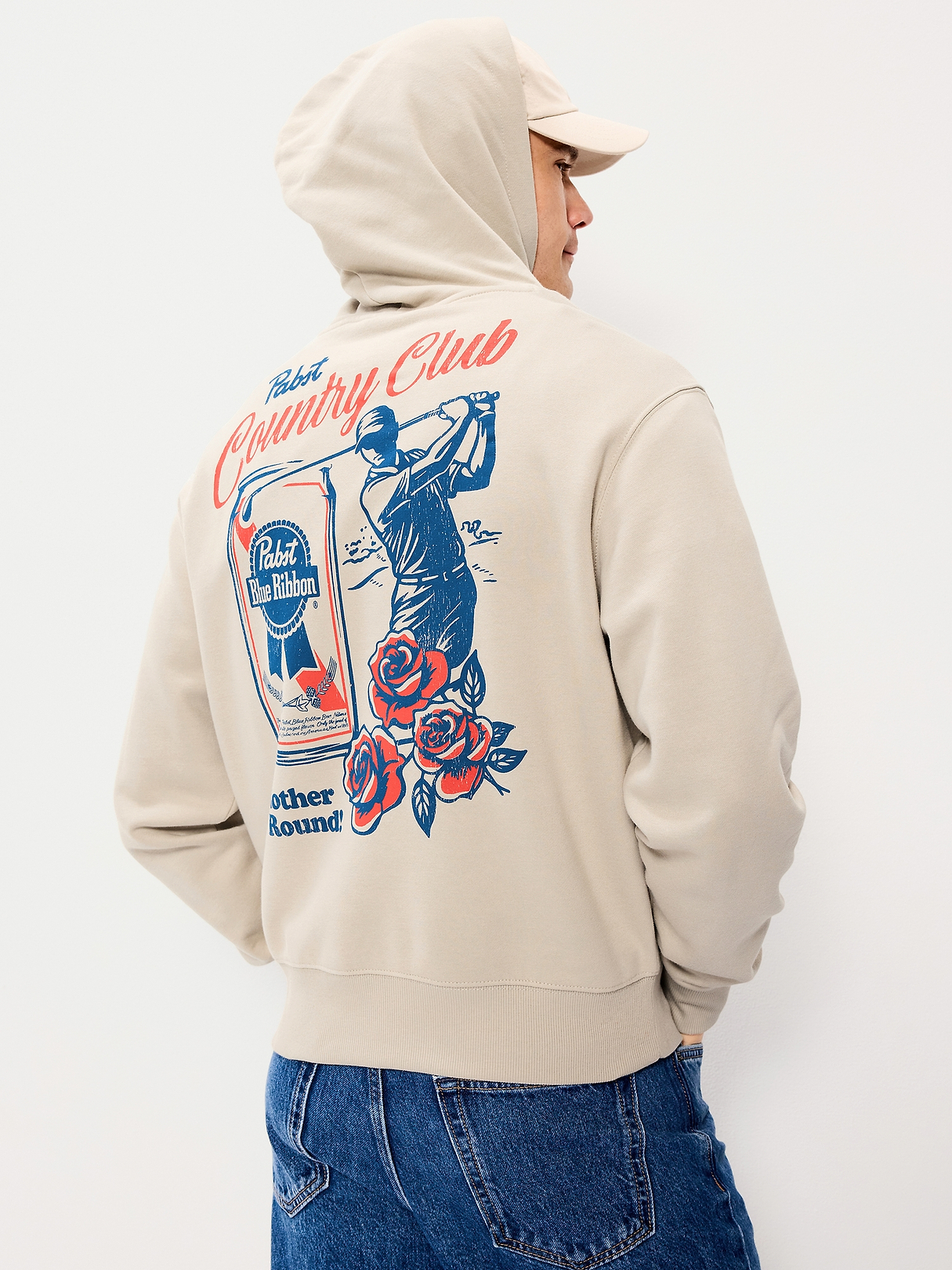 Pabst Blue Ribbon© Country Club Pullover Hoodie | Old Navy