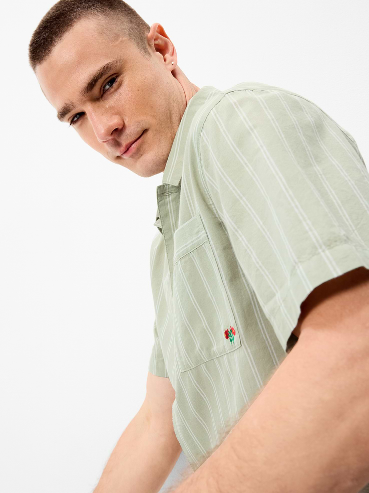 Image number 3 showing, Poplin Pajama Shorts Set