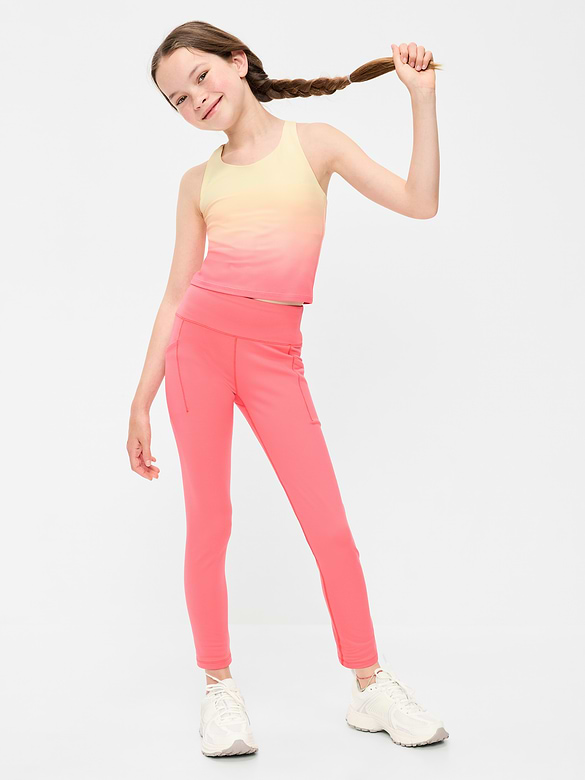 PowerSoft Longline Sports Bra for Girls