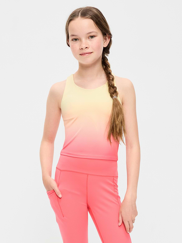 PowerSoft Longline Sports Bra for Girls
