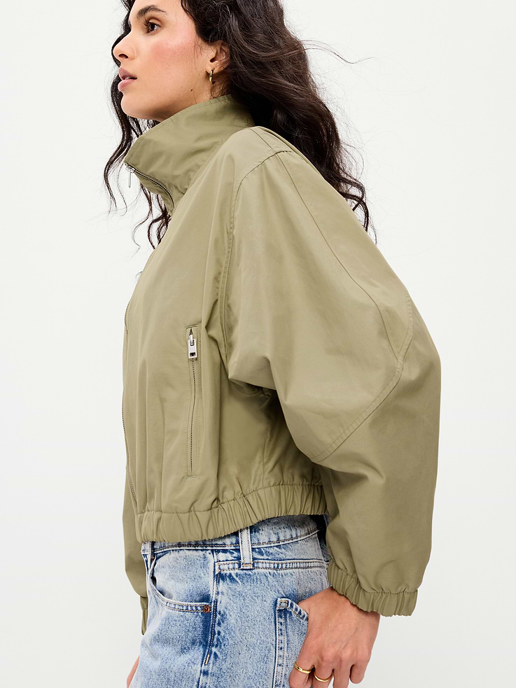 Image number 5 showing, Twill Utility Zip-Front Jacket