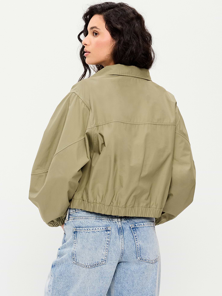 Image number 2 showing, Twill Utility Zip-Front Jacket