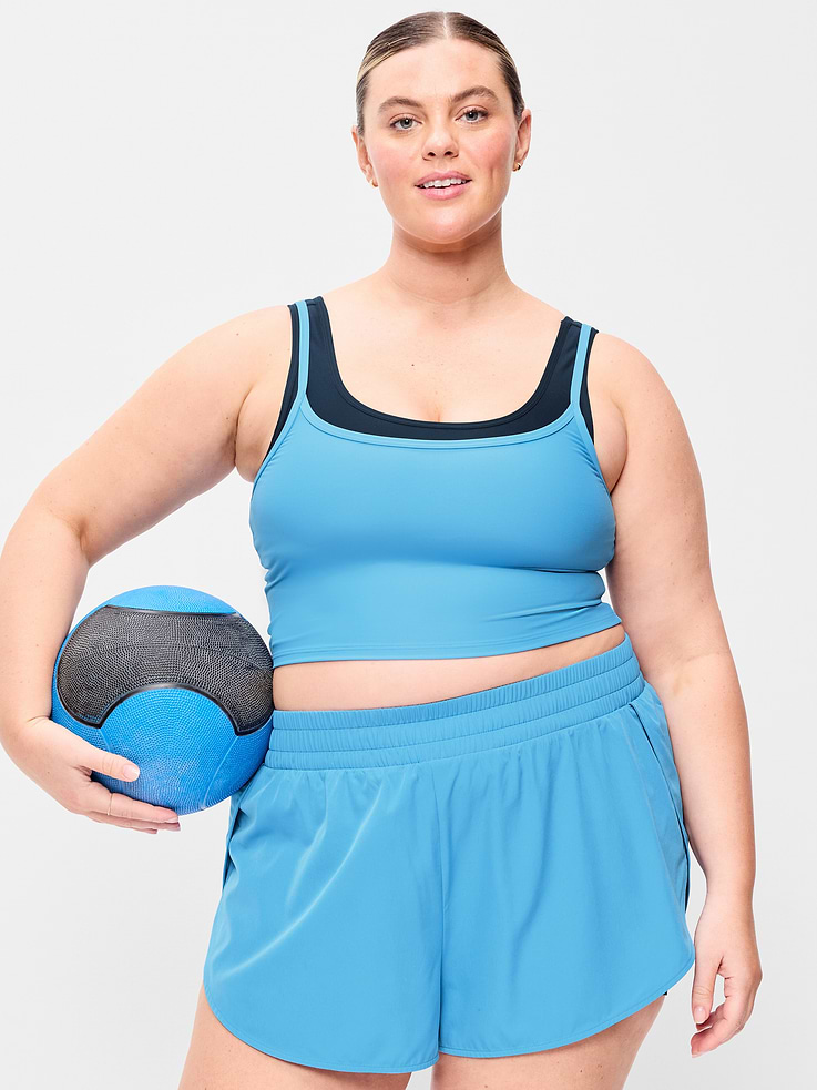 Image number 7 showing, PowerSoft Layered Longline Bra