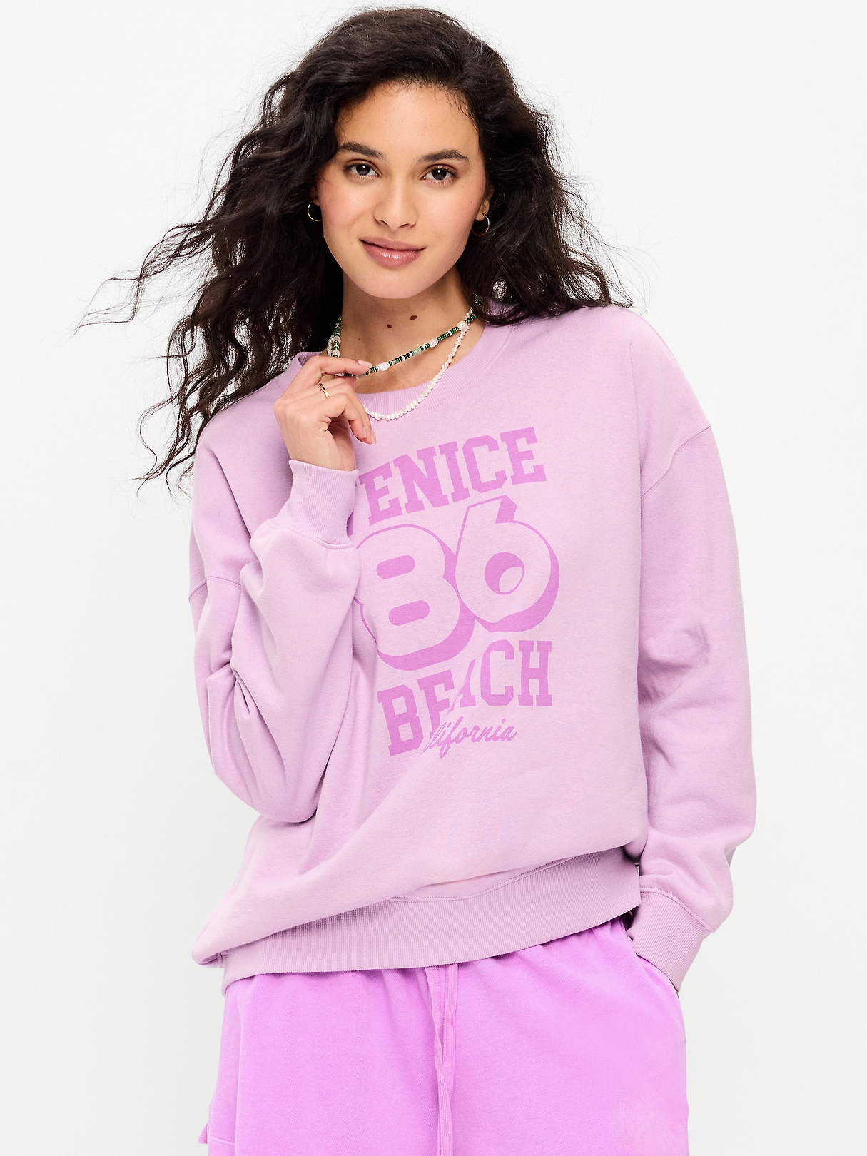 SoComfy Oversized Crew-Neck Sweatshirt | Old Navy