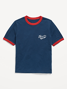 Image number 1 showing, Softest Short-Sleeve Graphic Ringer T-Shirt for Boys