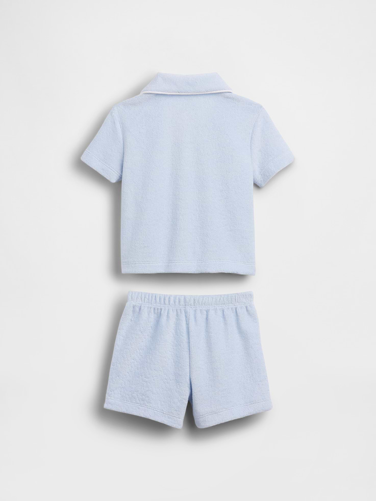 Image number 2 showing, Baby Towel Terry Outfit Set