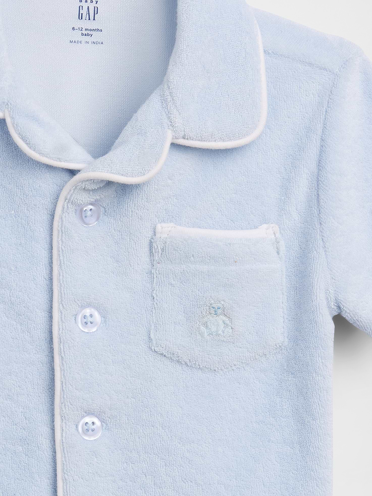 Image number 3 showing, Baby Towel Terry Outfit Set
