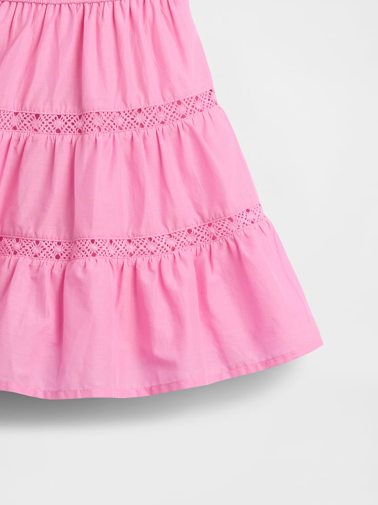 Image number 4 showing, Baby & Toddler Tiered Lace-Trim Dress