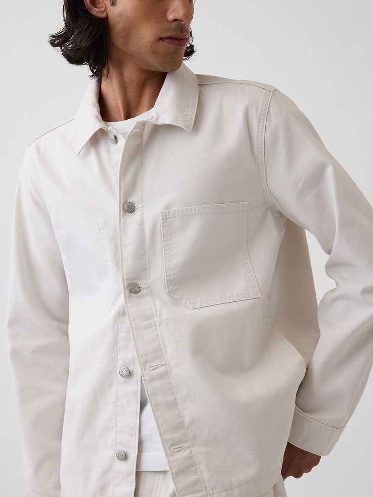 Image number 4 showing, Canvas Relaxed Shirt Jacket
