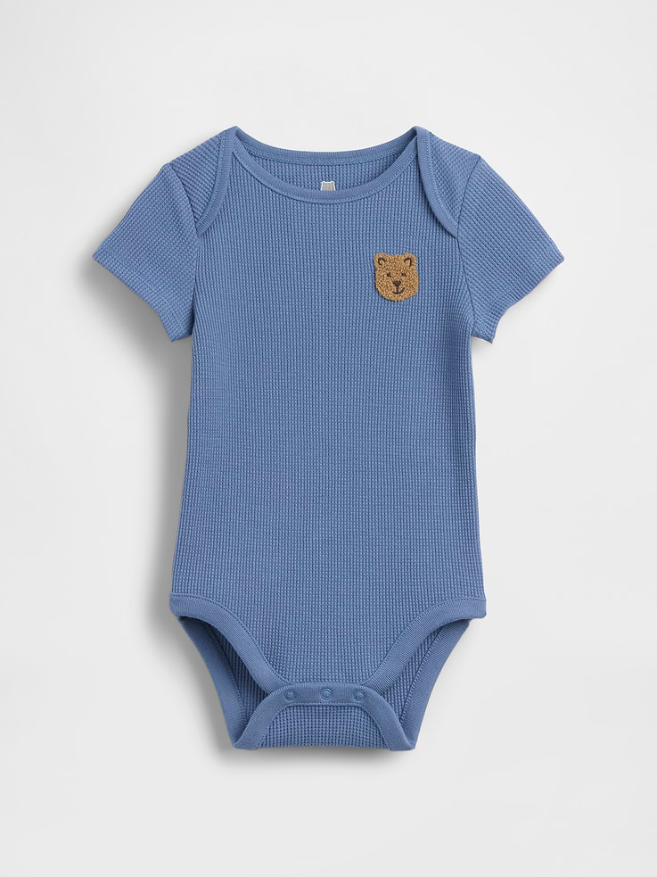 Image number 1 showing, Baby First Favorites Waffle Bodysuit